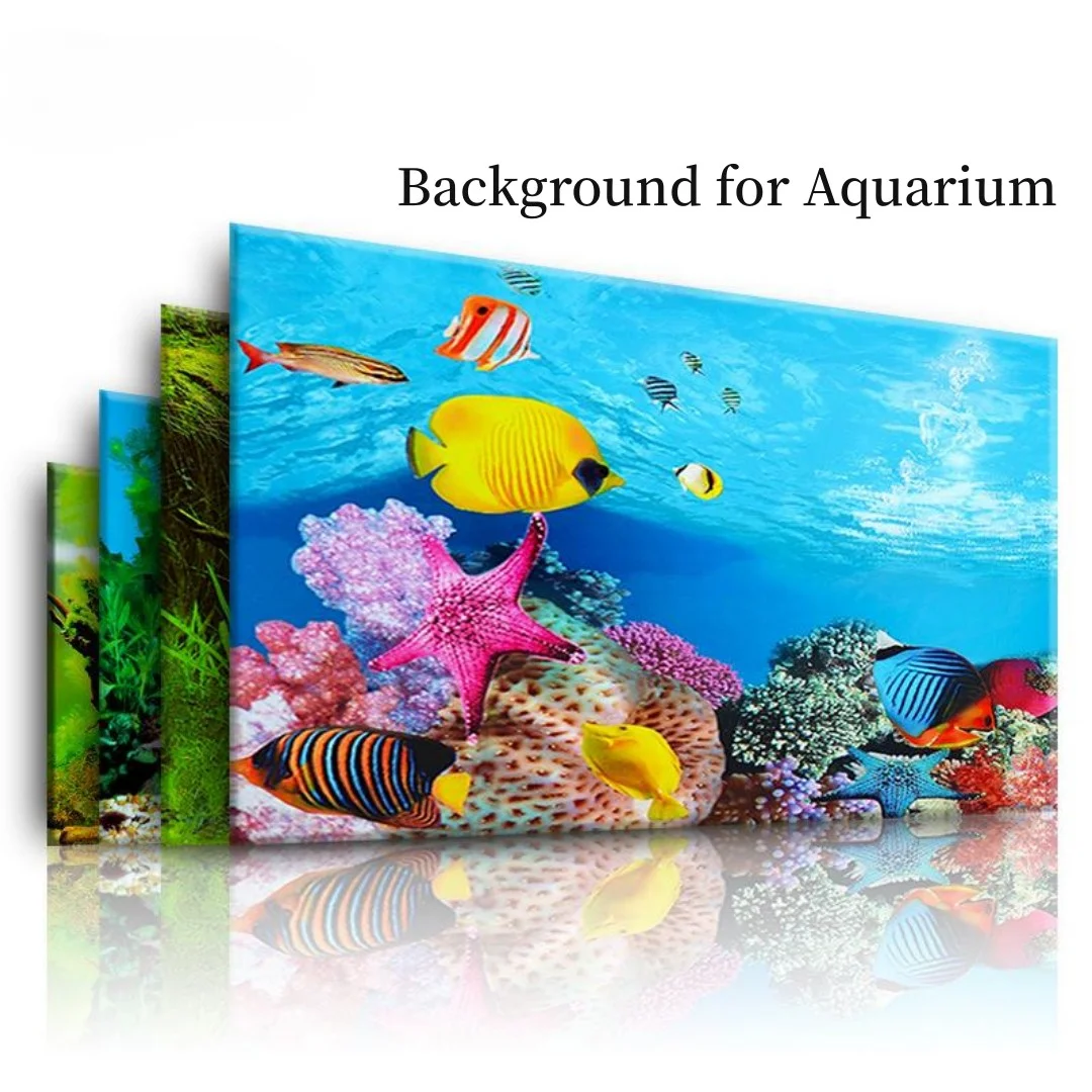 Marine Aquarium All In One - Achtergrond Aquarium 3D Sticker Poster Decoratie