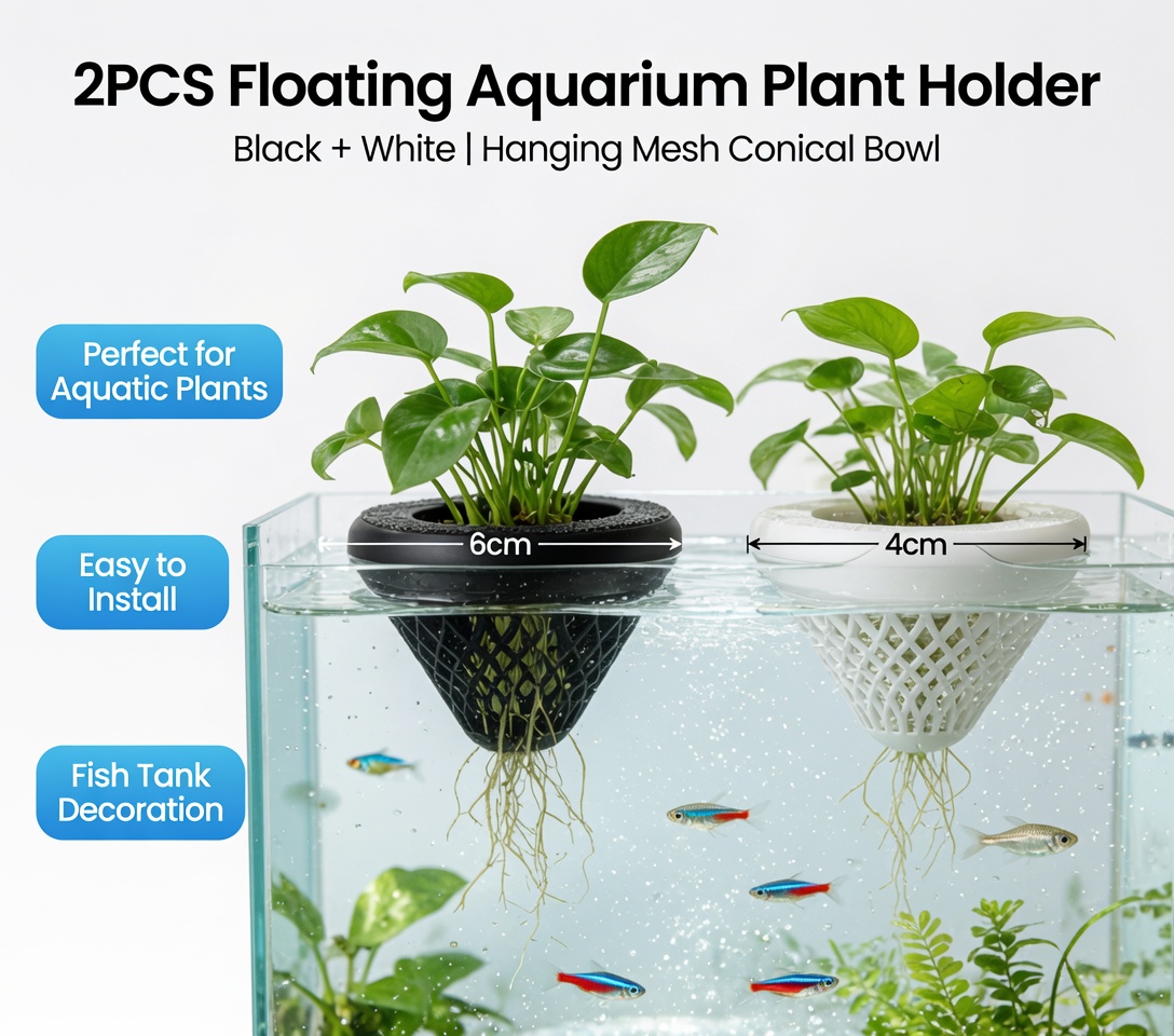 2 stuks drijvende aquariumplan - Marine Aquarium All In One recensie en prijs